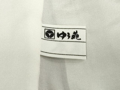 平和屋着物●上質な小紋　舞葉文　蛍暈し　金彩　正絹　逸品　未使用　DABD9239ud