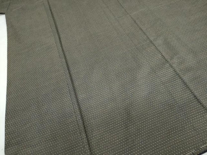 平和屋着物●男性　本場大島紬　アンサンブル　80亀甲　総詰め　正絹　逸品　未使用　DABD9247ud