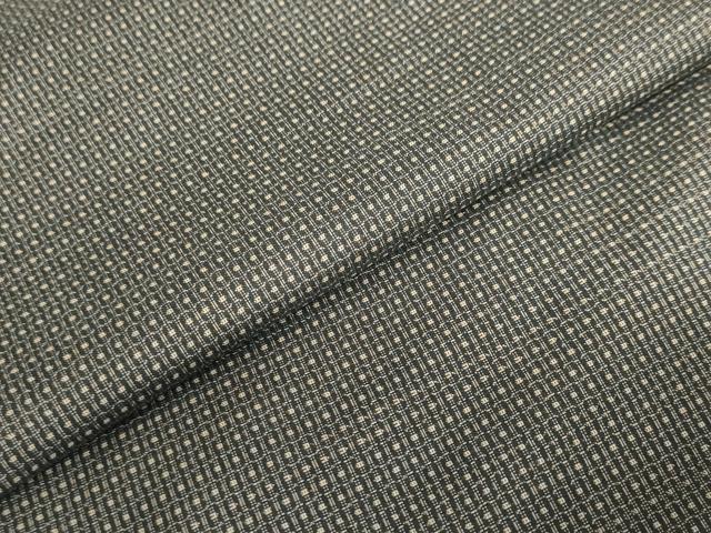 平和屋着物●男性　本場大島紬　アンサンブル　80亀甲　総詰め　正絹　逸品　未使用　DABD9247ud