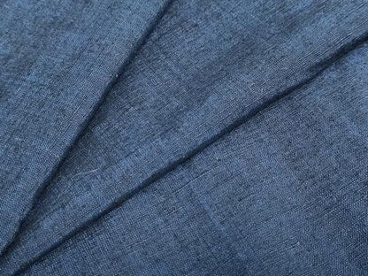 平和屋着物●男性　紬　アンサンブル　長羽織　留紺色　正絹　逸品　DABD9248ud