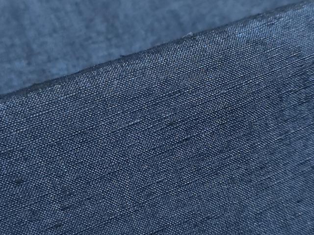 平和屋着物●男性　紬　アンサンブル　長羽織　留紺色　正絹　逸品　DABD9248ud