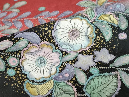 平和屋着物●豪華振袖　辻が花　暈し染め　金彩　正絹　逸品　DABD9265ud