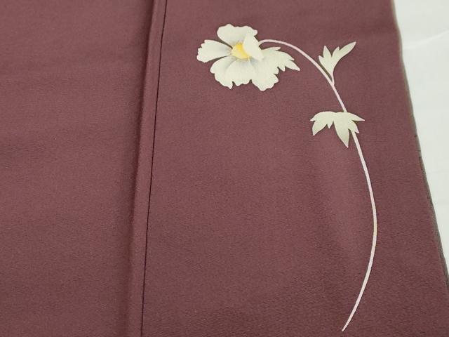 平和屋着物●京の匠日展作家　丹下雄介　訪問着　草花文　シルエット　暈し染め　金彩　やまと誂製　正絹　逸品　DABD9268ud