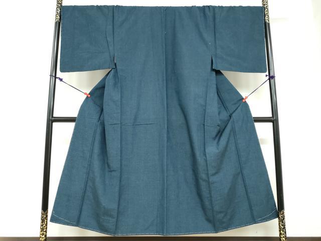 平和屋着物●男性　紬　アンサンブル　長羽織　百入茶色　キングサイズ　正絹　逸品　未使用　DABD9272ud