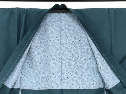 平和屋着物●男性　紬　アンサンブル　長羽織　百入茶色　キングサイズ　正絹　逸品　未使用　DABD9272ud
