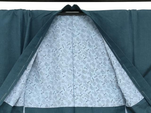 平和屋着物●男性　紬　アンサンブル　長羽織　百入茶色　キングサイズ　正絹　逸品　未使用　DABD9272ud