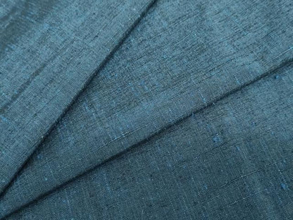 平和屋着物●男性　紬　アンサンブル　長羽織　百入茶色　キングサイズ　正絹　逸品　未使用　DABD9272ud