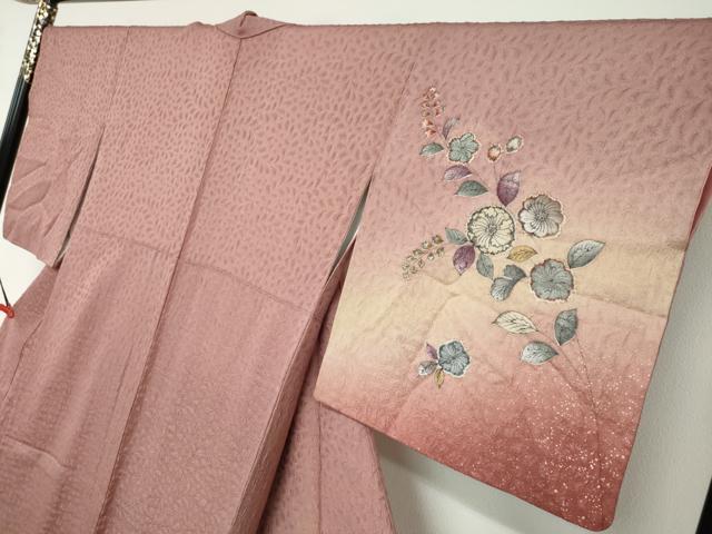 平和屋着物●訪問着　絞り　辻が花　暈し染め　金彩　正絹　逸品　DABD9275ud 平和屋着物○訪問着 絞り 辻が花 暈し染め 金彩 正絹 逸品 DABD9275ud