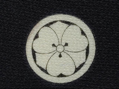 平和屋着物●本加賀友禅作家　柿本市郎　黒留袖　流水群れ鳥草花文　正絹　逸品　DABD9283ud
