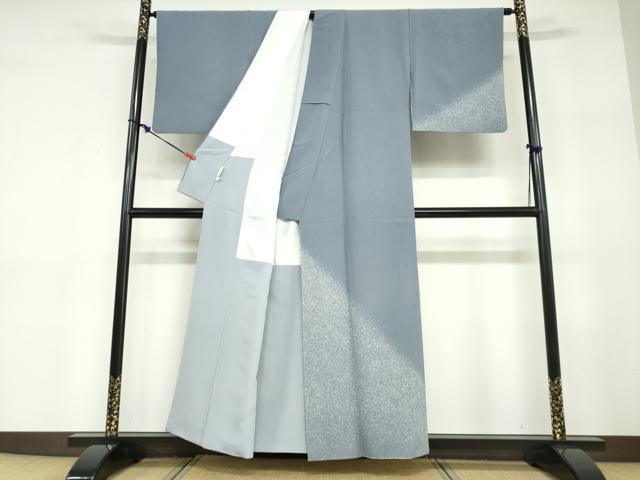平和屋着物●鎌倉友禅　坂井教人　日本工芸会正会員　訪問着　霞文　正絹　逸品　DABD9289ud