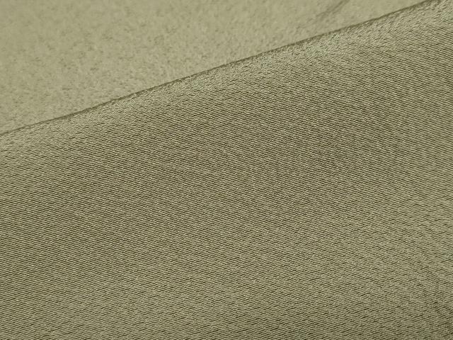 平和屋着物●上質な色無地　紋意匠　利休茶色　正絹　逸品　DABD9294ud
