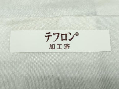 平和屋着物●京加賀友禅　百貫達雄監修　色無地　紋意匠　湊鼠色　正絹　逸品　DABD9298ud