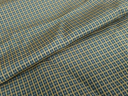平和屋着物●上質な紬　吉野間道　正絹　逸品　DABD9303ud