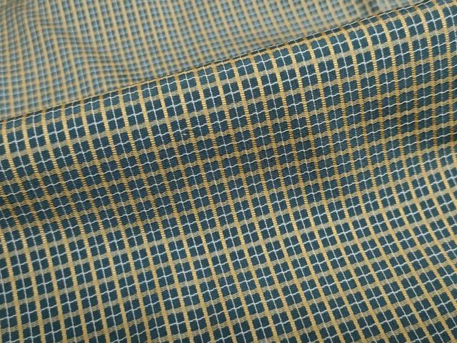 平和屋着物●上質な紬　吉野間道　正絹　逸品　DABD9303ud