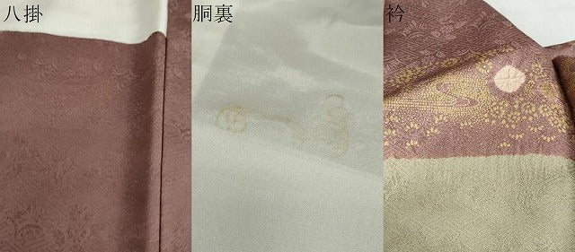 平和屋着物●訪問着　絞り　流水辻が花　金彩　正絹　逸品　DABD9308ud