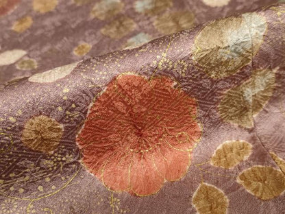 平和屋着物●訪問着　絞り　流水辻が花　金彩　正絹　逸品　DABD9308ud