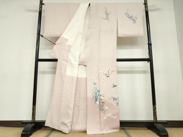 平和屋着物●訪問着　友禅　童子遊び　暈し染め　正絹　逸品　DABD9329ud