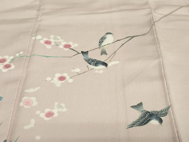 平和屋着物●訪問着　友禅　童子遊び　暈し染め　正絹　逸品　DABD9329ud