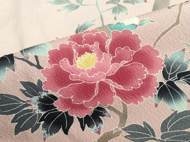 平和屋着物●訪問着　友禅　童子遊び　暈し染め　正絹　逸品　DABD9329ud