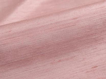 平和屋着物●結城紬　紅梅色　正絹　逸品　DABD9332ud
