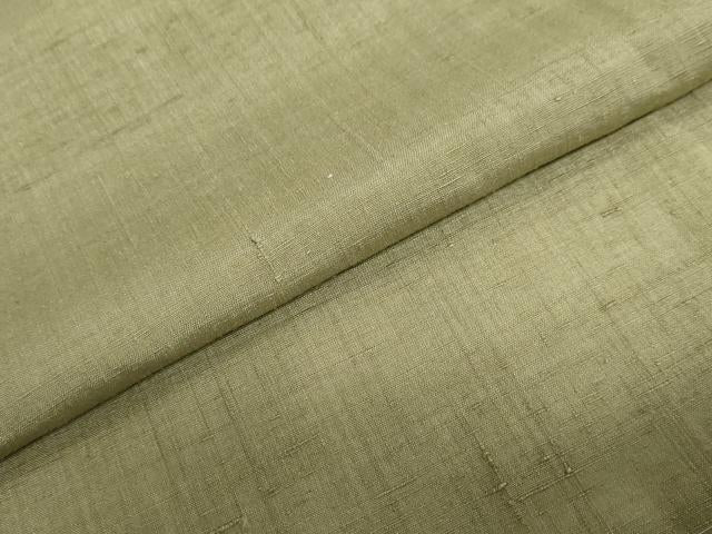 平和屋着物●結城紬　海松色　正絹　逸品　未使用　DABD9333ud 平和屋着物○結城紬 海松色 正絹 逸品 未使用 DABD9333ud