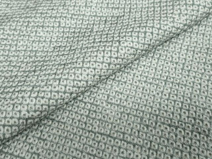 平和屋着物●大変加工の良い総絞り小紋　正絹　逸品　DABD9335ud