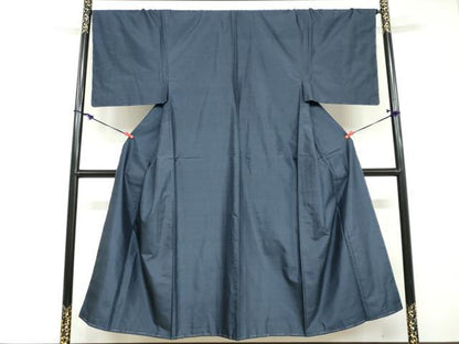 平和屋着物●男性　本場大島紬　アンサンブル　長羽織　抽象文様　正絹　逸品　未使用　DABD9336ud