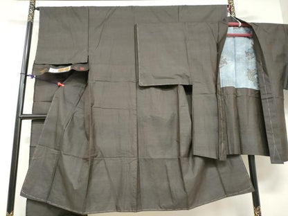 平和屋着物●男性　本場大島紬　アンサンブル　100亀甲　総詰め　証紙付き　栄カメ作　正絹　逸品　未使用　DABD9337ud