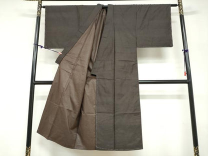 平和屋着物●男性　本場大島紬　アンサンブル　100亀甲　総詰め　証紙付き　栄カメ作　正絹　逸品　未使用　DABD9337ud