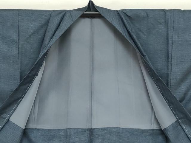 平和屋着物●男性　本場大島紬　アンサンブル　長羽織　100亀甲　総詰め　正絹　逸品　DABD9343ud