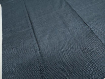 平和屋着物●男性　本場大島紬　アンサンブル　長羽織　100亀甲　総詰め　正絹　逸品　DABD9343ud