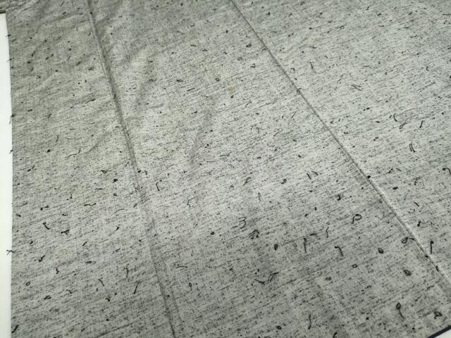 平和屋着物●男性　髭紬　アンサンブル　長羽織　キングサイズ　正絹　逸品　未使用　DABD9344ud