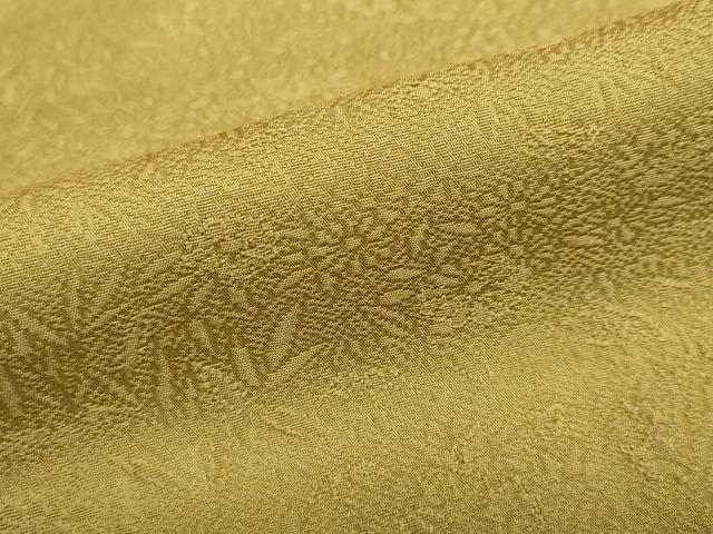 平和屋着物●上質な色無地　草花地紋　梅幸茶色　正絹　逸品　DABD9348ud