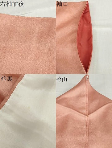 平和屋着物●訪問着　草花文　暈し染め　金彩　正絹　逸品　DABD9353ud 平和屋着物○訪問着 草花文 暈し染め 金彩 正絹 逸品 DABD9353ud