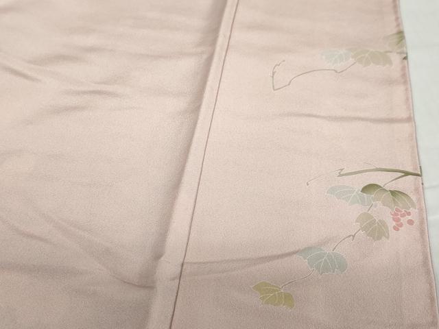 平和屋着物●京友禅工芸作家　小宮山彌一　訪問着　草花文　暈し染め　正絹　逸品　DABD9373ud