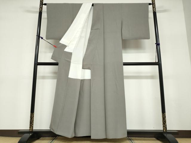 平和屋着物●江戸小紋　作家物　草木染　鮫小紋柄　大丸扱い　正絹　逸品　DABD9375ud