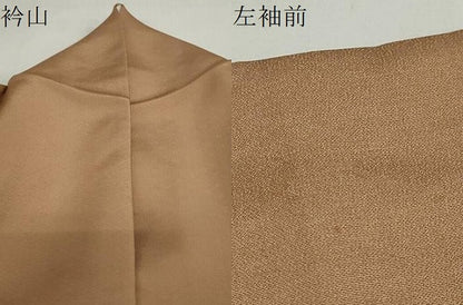 平和屋着物●山口美術織物　皇室　伊勢神宮御用　西陣織　訪問着　敷松葉梅文　銀糸　正絹　逸品　DABD9393ud