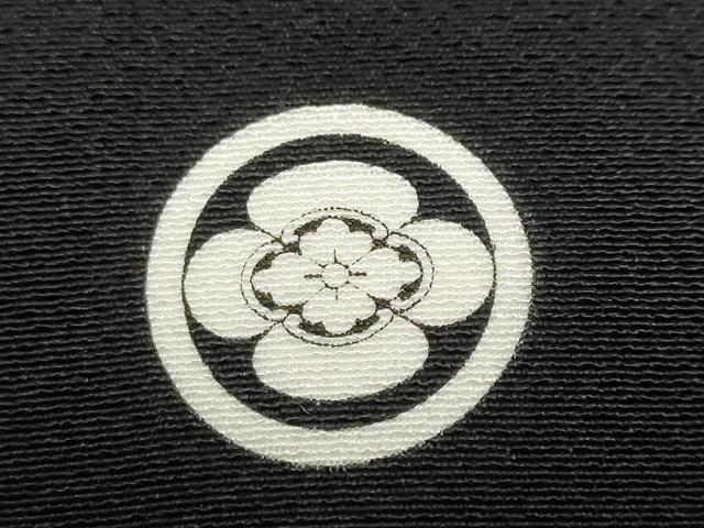 平和屋着物●金彩友禅　卓越技能者・名工・和田光正　黒留袖　立波花車文　金彩　正絹　逸品　DABD9406ud