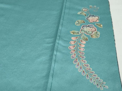 平和屋着物●訪問着　絞り　辻が花　暈し染め　正絹　逸品　DABD9410ud