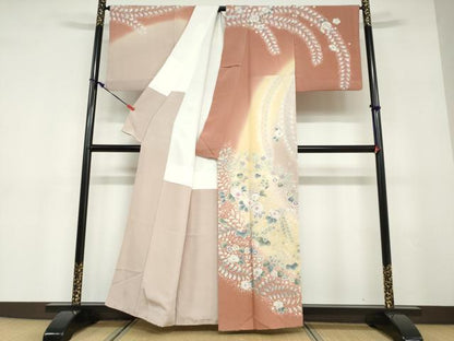 平和屋着物●訪問着　作家物　辻が花　暈し染め　正絹　逸品　DABD9413ud