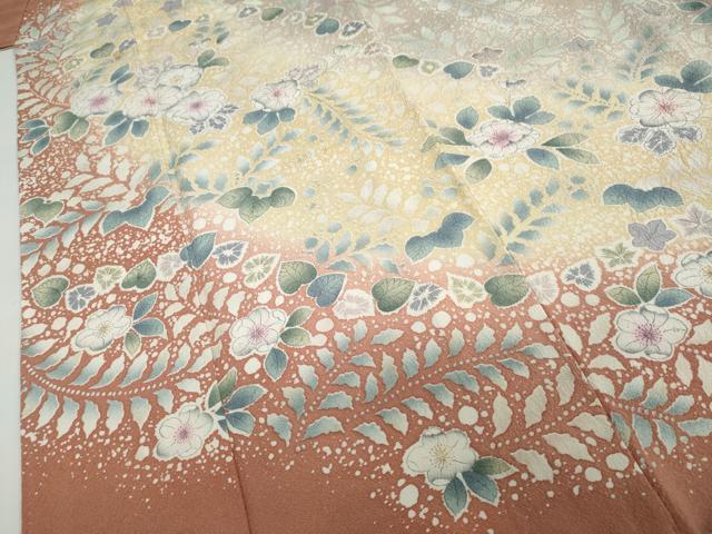 平和屋着物●訪問着　作家物　辻が花　暈し染め　正絹　逸品　DABD9413ud