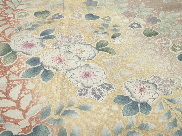 平和屋着物●訪問着　作家物　辻が花　暈し染め　正絹　逸品　DABD9413ud