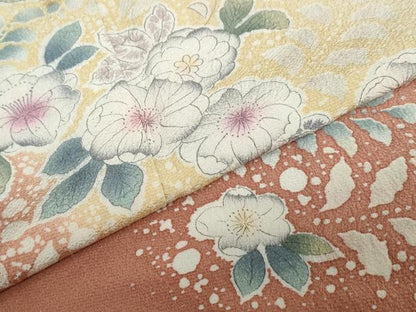 平和屋着物●訪問着　作家物　辻が花　暈し染め　正絹　逸品　DABD9413ud