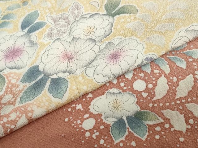 平和屋着物●訪問着　作家物　辻が花　暈し染め　正絹　逸品　DABD9413ud