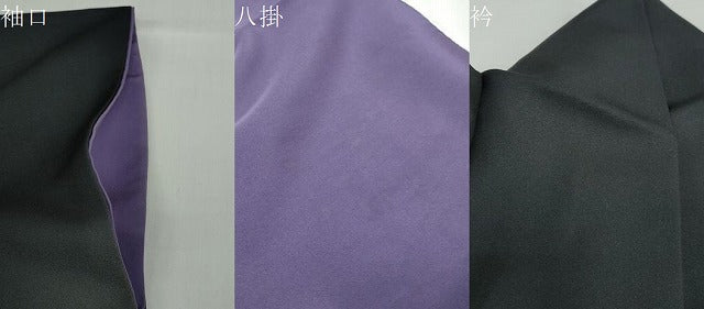 平和屋着物●染色作家　草野一騎　訪問着　草葉文　暈し染め　正絹　逸品　DABD9414ud