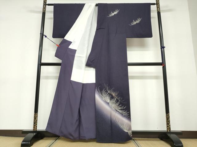 平和屋着物●訪問着　乱菊　暈し染め　金銀彩　正絹　逸品　DABD9421ud
