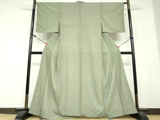 平和屋着物●洗える最高級着物　＜英＞はなぶさ謹製　江戸小紋　鮫小紋柄　さんび謹製　洗える着物　未使用　DABD9426ud