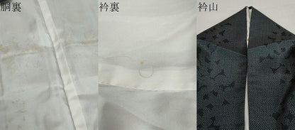 平和屋着物●洗える最高級着物　＜英＞はなぶさ謹製　小紋　草花文　洗える着物　DABD9427ud