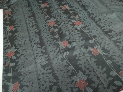 平和屋着物●洗える最高級着物　＜英＞はなぶさ謹製　小紋　草花文　洗える着物　DABD9427ud