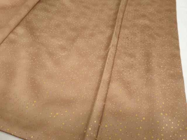 平和屋着物●人間国宝　福田喜三郎　訪問着　刺繍　草花小舟文　暈し染め　金彩　正絹　逸品　DABD9431ud